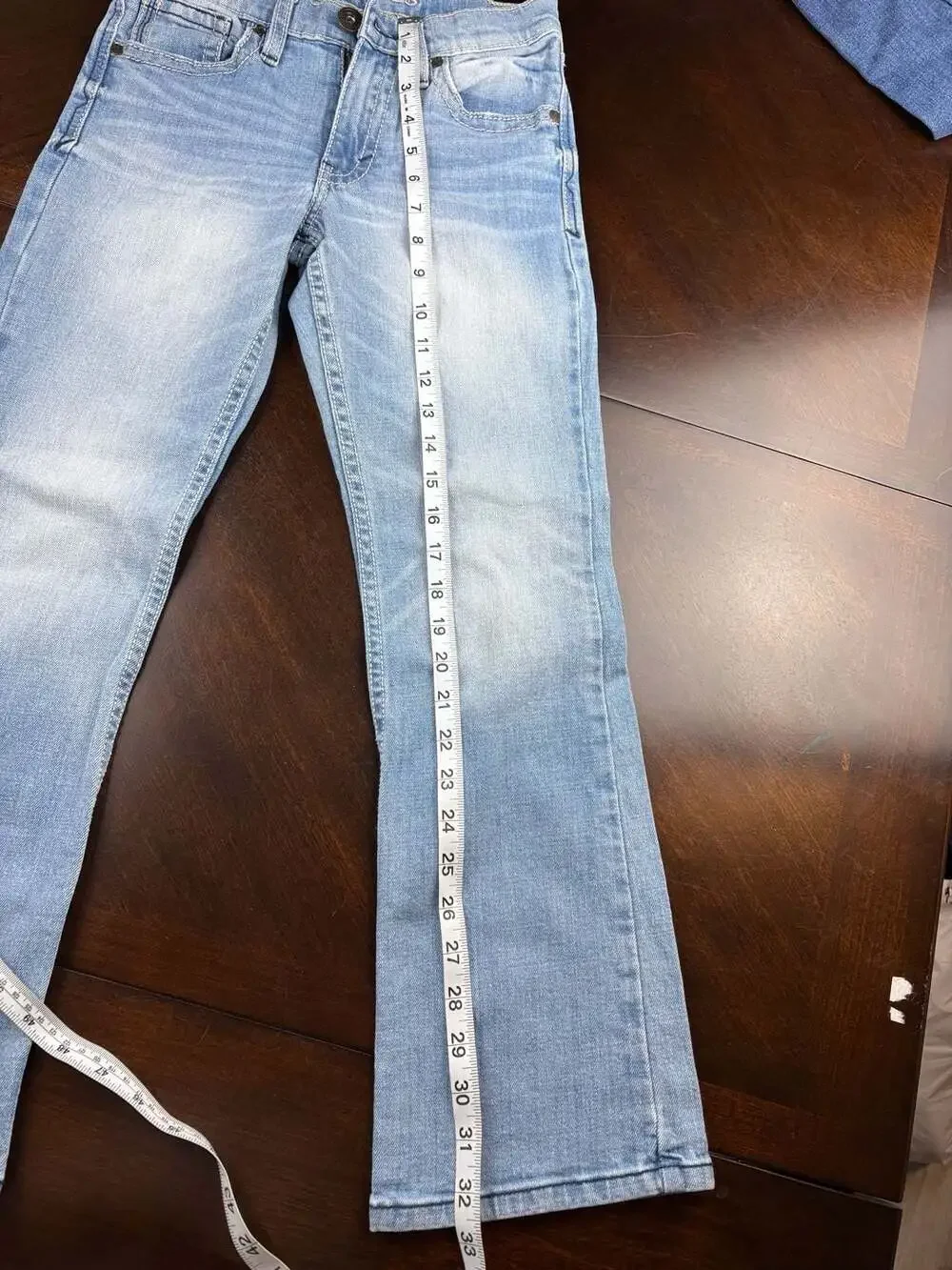 Cody James Boys Light Wash Bootcut Jeans Western Cowboy Denim Size 10 Reg